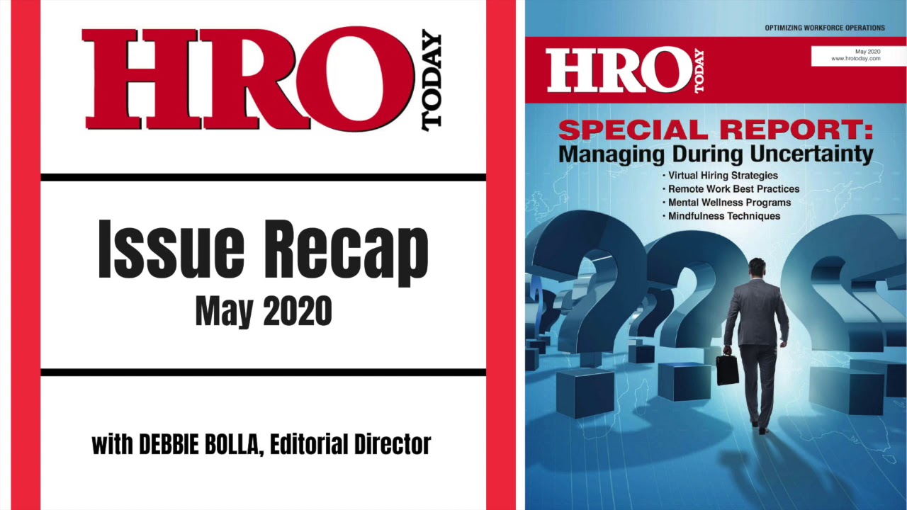 HRO Today May 2020 Issue Recap