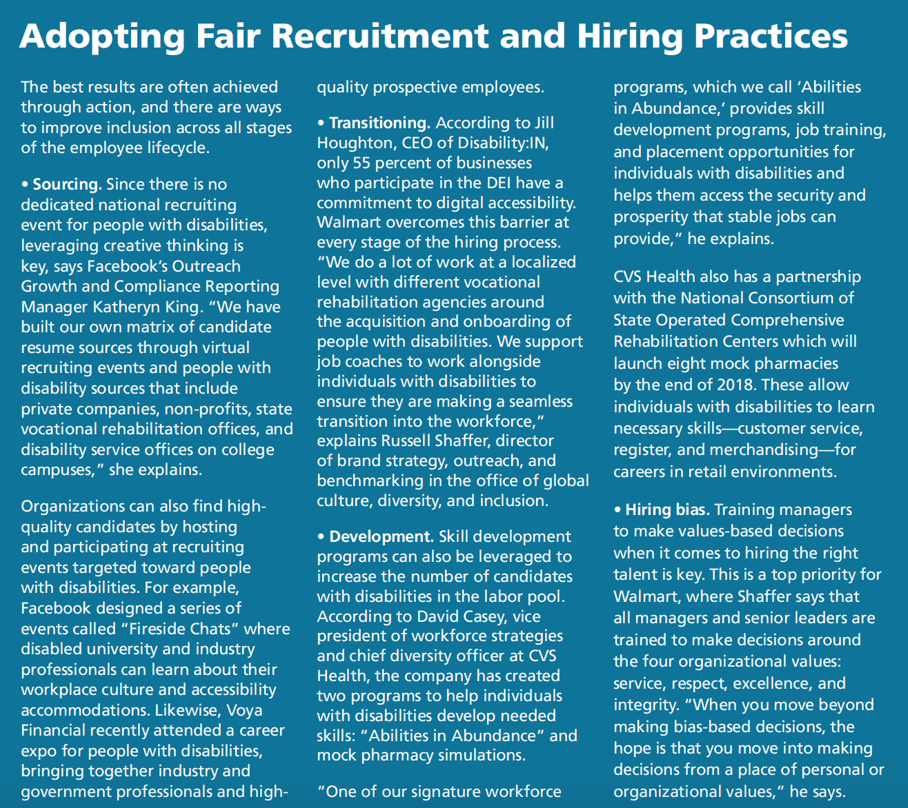 Recruiting Disabled Employees